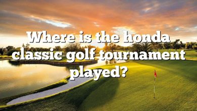 Where is the honda classic golf tournament played?