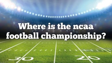 Where is the ncaa football championship?