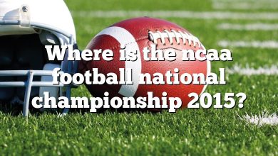 Where is the ncaa football national championship 2015?