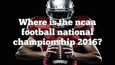 Where is the ncaa football national championship 2016?