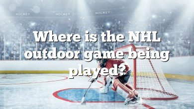 Where is the NHL outdoor game being played?