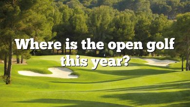 Where is the open golf this year?