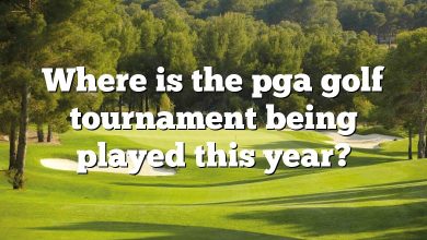 Where is the pga golf tournament being played this year?