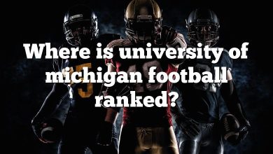 Where is university of michigan football ranked?