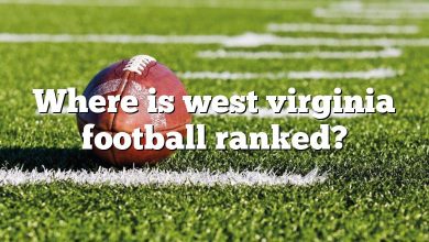Where is west virginia football ranked?