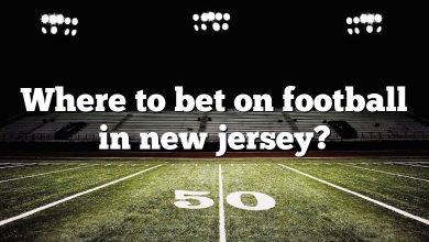 Where to bet on football in new jersey?