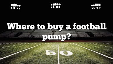 Where to buy a football pump?