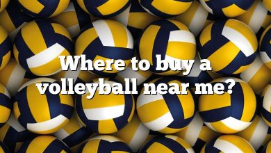 Where to buy a volleyball near me?