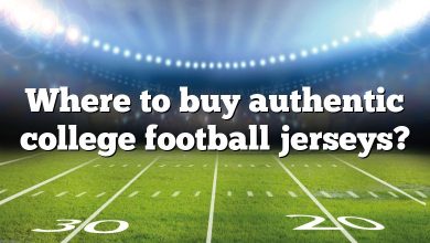 Where to buy authentic college football jerseys?