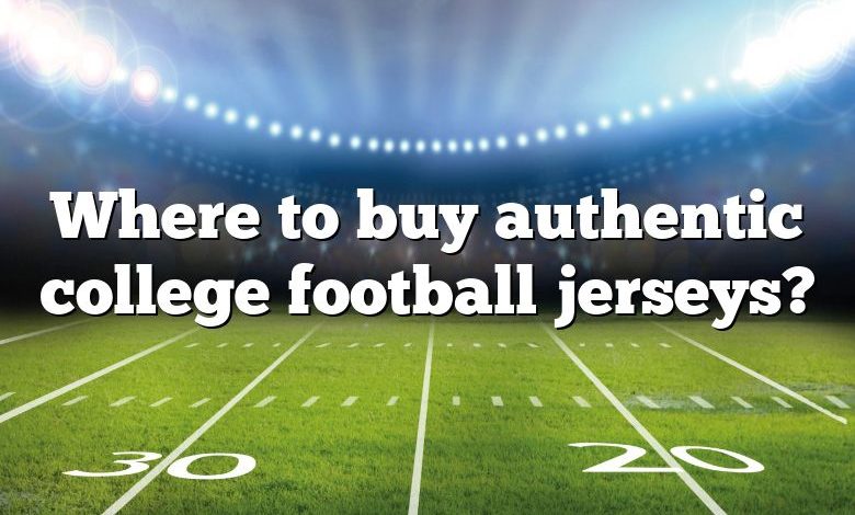 Where to buy authentic college football jerseys?