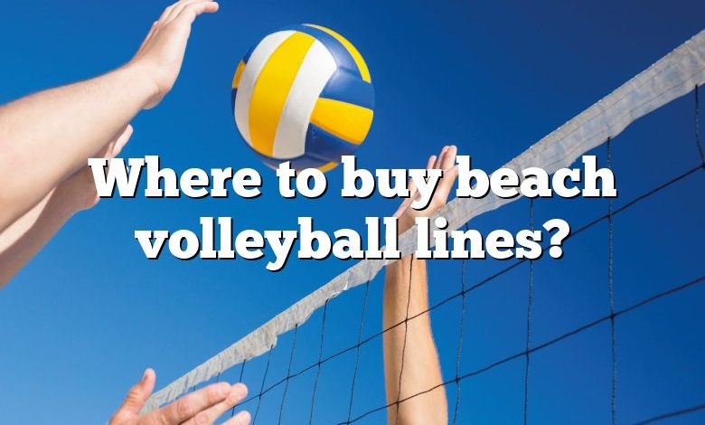 Where to buy beach volleyball lines?