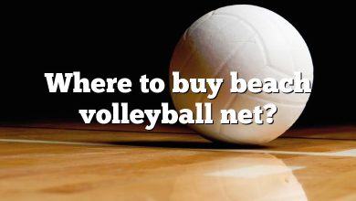 Where to buy beach volleyball net?