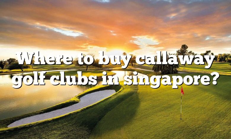 Where to buy callaway golf clubs in singapore?