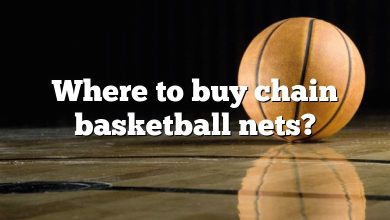 Where to buy chain basketball nets?