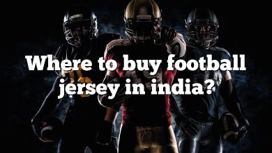 Where to buy football jersey in india?