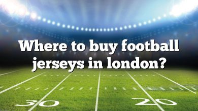 Where to buy football jerseys in london?