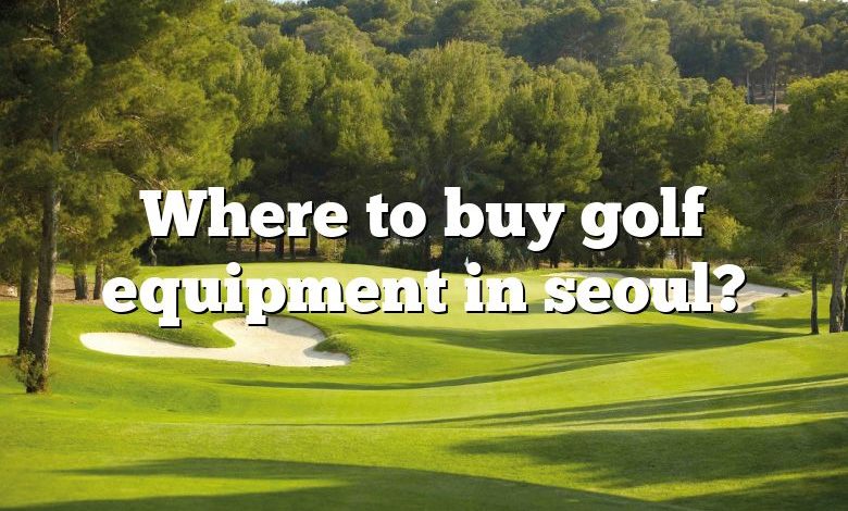 Where to buy golf equipment in seoul?