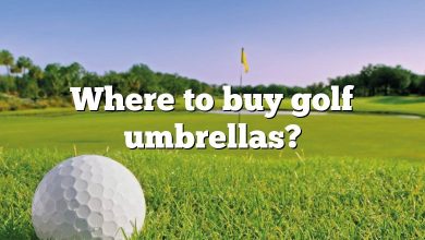 Where to buy golf umbrellas?