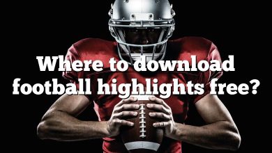 Where to download football highlights free?