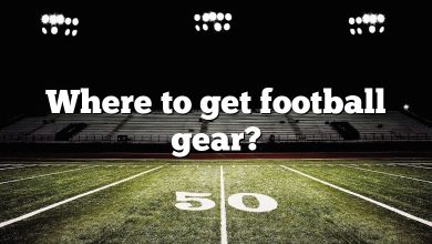 Where to get football gear?