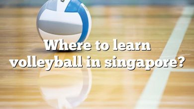 Where to learn volleyball in singapore?