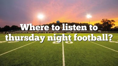 Where to listen to thursday night football?