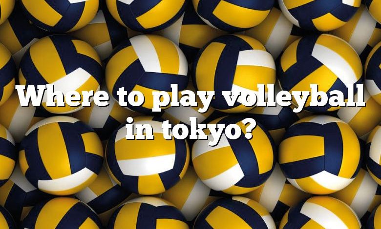 Where to play volleyball in tokyo?