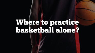 Where to practice basketball alone?