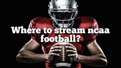 Where to stream ncaa football?