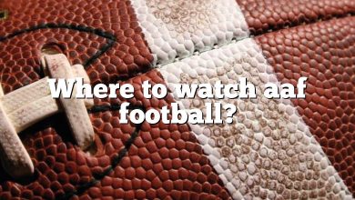 Where to watch aaf football?