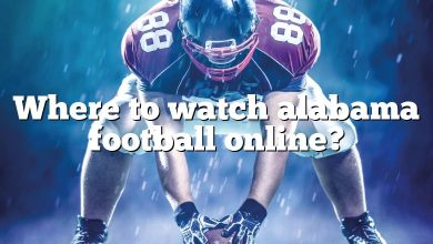 Where to watch alabama football online?