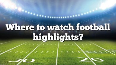 Where to watch football highlights?