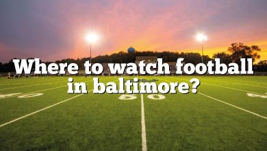 Where to watch football in baltimore?