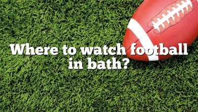 Where to watch football in bath?