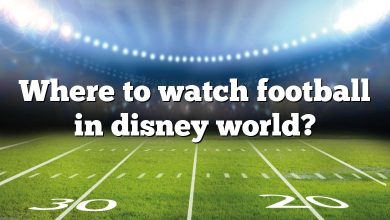 Where to watch football in disney world?