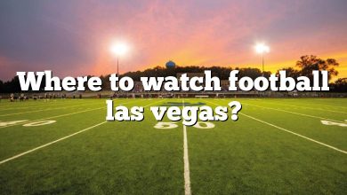 Where to watch football las vegas?