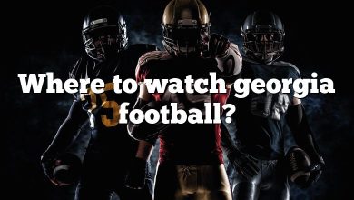 Where to watch georgia football?