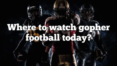 Where to watch gopher football today?