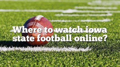 Where to watch iowa state football online?