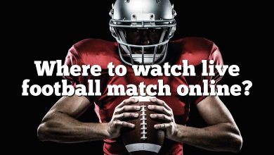 Where to watch live football match online?