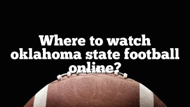 Where to watch oklahoma state football online?