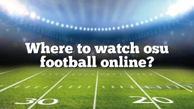 Where to watch osu football online?