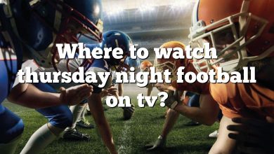 Where to watch thursday night football on tv?