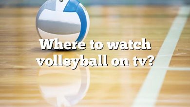 Where to watch volleyball on tv?