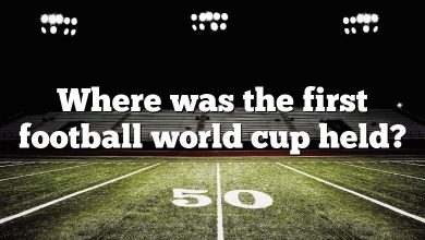 Where was the first football world cup held?