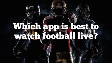 Which app is best to watch football live?