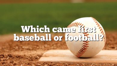 Which came first baseball or football?