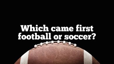 Which came first football or soccer?