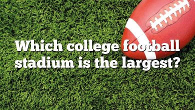 Which college football stadium is the largest?