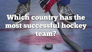 Which country has the most successful hockey team?